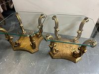 Both end tables side by side showing full design