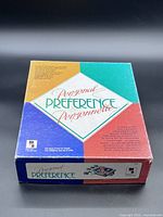 Closed game box showing title and design