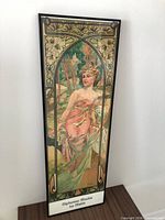 Full view of framed print showing artwork and frame