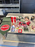 Full lot overview on table