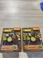 Front view of both sealed VS Maxx controllers in packaging