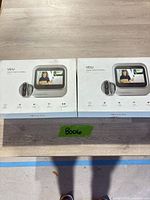 Two sealed Eques VEIU smart video doorbell boxes
