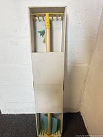 Full view of boxed kids garden tool set