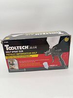 Front view of boxed Tooltech Air HVLP spray gun