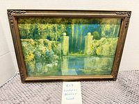 Full view of framed Nature's Mirror print