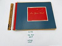 Front cover of spiral-bound folio with title