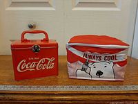 Front view of both Coca-Cola items side by side