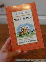 Front cover showing title, author, illustrator, orange bee-patterned design