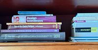 Stack showing antiques, design, Canadian furniture and reference titles