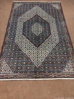 Full view of Persian Mood rug showing pattern and size