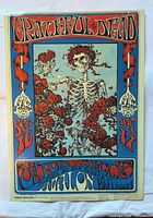 Full view of Grateful Dead Avalon Ballroom poster showing artwork and text