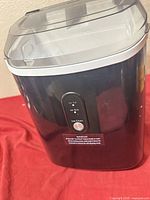 Front view showing control panel and overall appearance