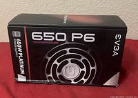 Front of EVGA SuperNOVA 650 P6 retail box