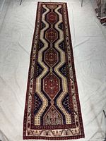 Full view of Ardebil runner rug