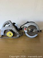 Both circular saws side by side on table