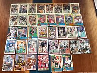 All 38 cards laid out in five rows