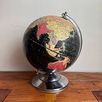 Front view showing Asia, chrome base and meridian