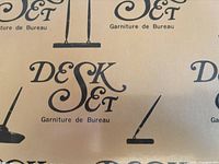 box top marked Desk Set Garniture de Bureau