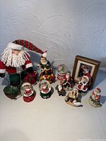 Group shot of all holiday items on tabletop
