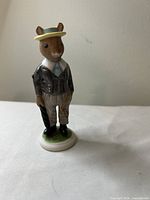 Front view of Wilfred mouse figurine