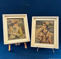 Both framed Huldah prints side by side