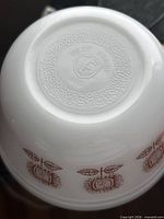 Underside showing Federal Glass heat-proof mark