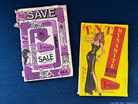 Front covers of both catalogs showing distinct designs and wear