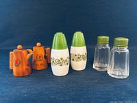 All three pairs of shakers grouped together