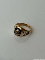 Angled view showing crest and 57 detail