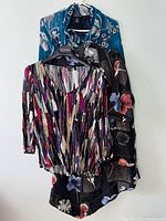 All three garments layered on hanger