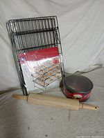 Cooling grid, springform set and rolling pin overview