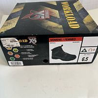 Retail box showing brand, model, size 6.5 and CSA icons