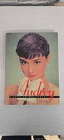 Front cover showing Audrey Hepburn portrait and title