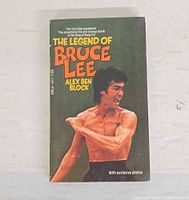 Front cover showing title, author, publisher and Bruce Lee image