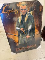 Front view of sealed Legolas poster with foam corners