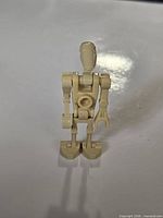 Front view of tan Lego Battle Droid minifigure