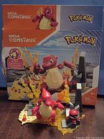 Front of box and fully assembled Charmeleon set
