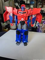 Front view of Optimus Prime in robot mode
