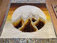 Full view of tapestry showing overall design and size