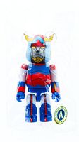 Front view of sealed Brave Raideen Bearbrick figure