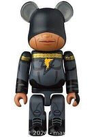 Front view of Black Adam Be@rbrick 100% figure