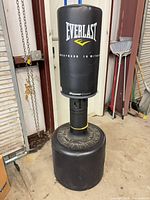 Full view Everlast PowerCore freestanding punching bag with weighted base