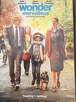 Front cover of Wonder DVD case