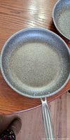 Top view of 12-inch Paderno speckled non-stick frying pan