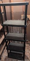 Full view of 5-tier shelving unit