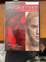 Front cover Unforgettable DVD case