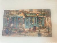 Front view of the canvas print showing full artwork