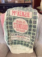 McKenzie Gold Standard Seeds sack showing full front graphic