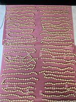 All strands laid out showing quantity and uniform appearance