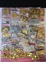 overview of all bagged metal findings